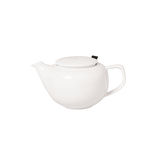 Villeroy & Boch - Afina-schaal van premium porselein, grote bol voor salades, soepen en pasta, Made in Germany, vaatwasmachinebestendig en magnetronbestendig, stapelbaar, wit, set van 4